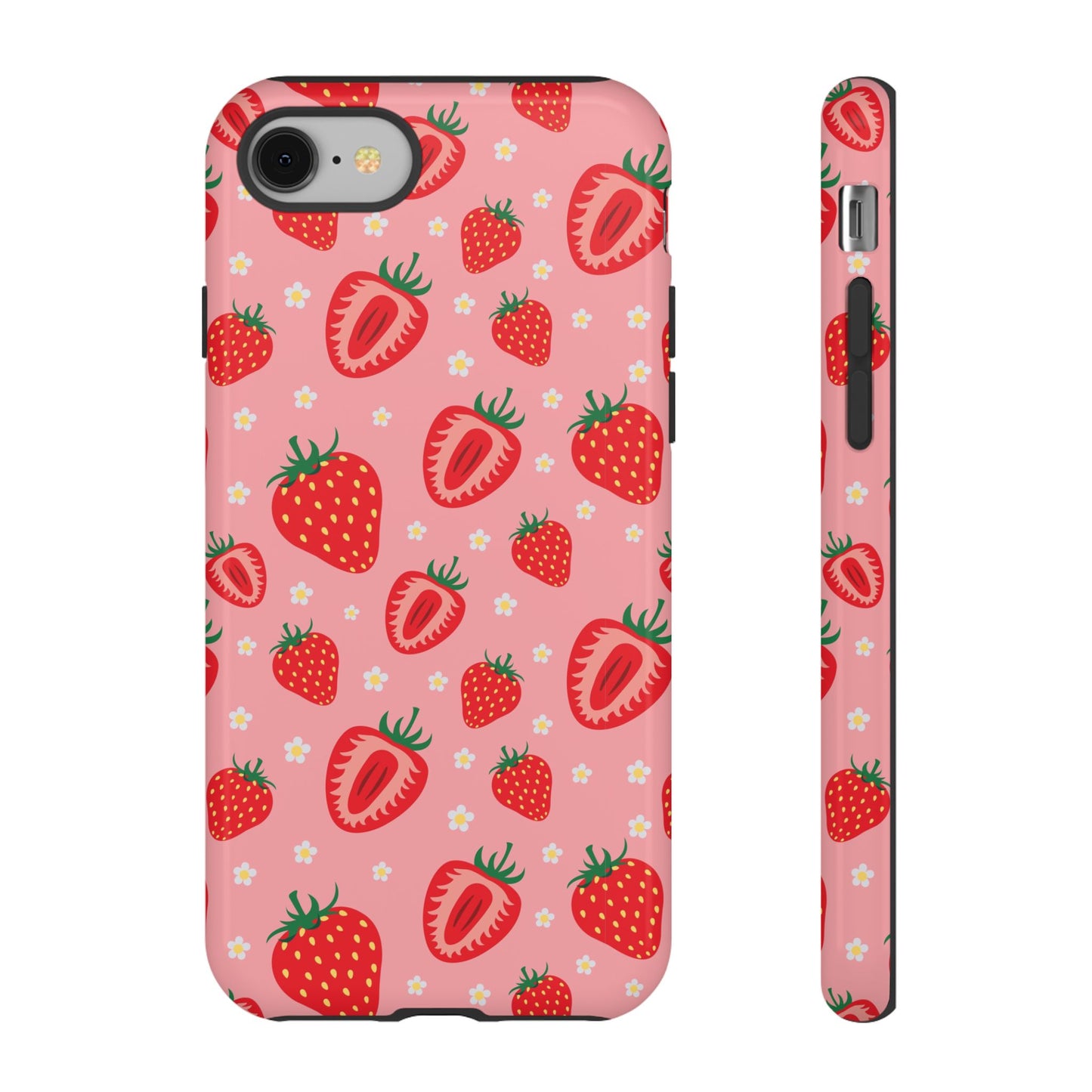 Berry Strawberry: Fruit-inspired phone case for iPhone, Samsung Galaxy and Google Pixel devices