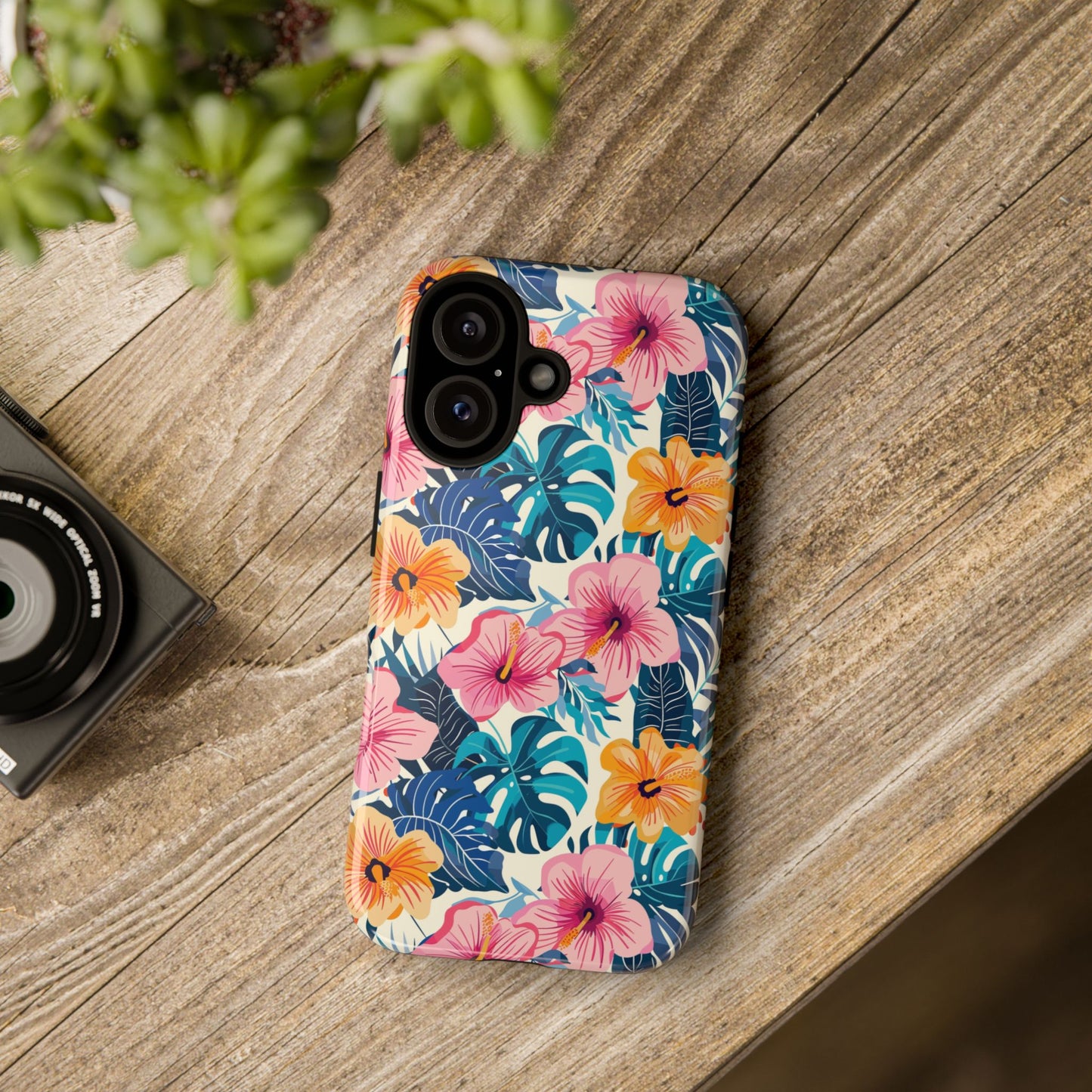 Hibiscus: Cute Floral Phone Case for iPhone, Samsung and Google Pixel