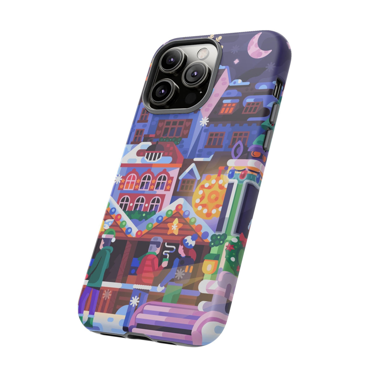 Christmas Fair in Old Town: Holiday-Themed case for iPhone, Samsung Galaxy and Google Pixel