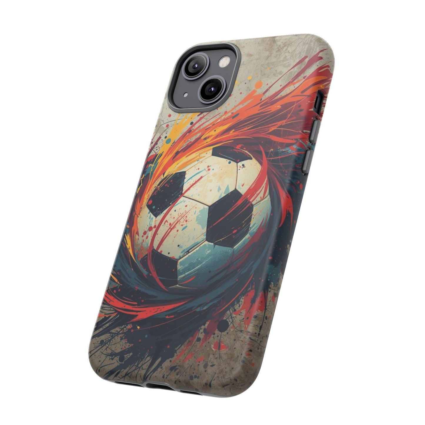 Football Swirl: Phone Case for iPhone, Samsung Galaxy and Google Pixel devices