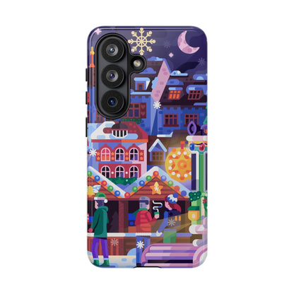 Christmas Fair in Old Town: Holiday-Themed case for iPhone, Samsung Galaxy and Google Pixel
