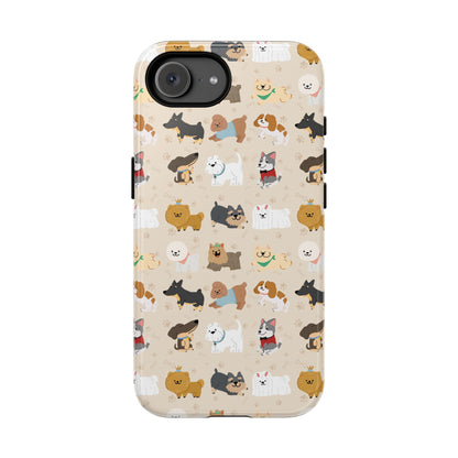 Cute Dogs: Tough Case for iPhone, Samsung Galaxy and Google Pixel devices