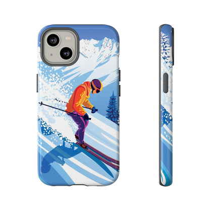 Glacier Rush: Ice Ski inspired phone case for iPhone, Samsung Galaxy and Google  Pixel devices