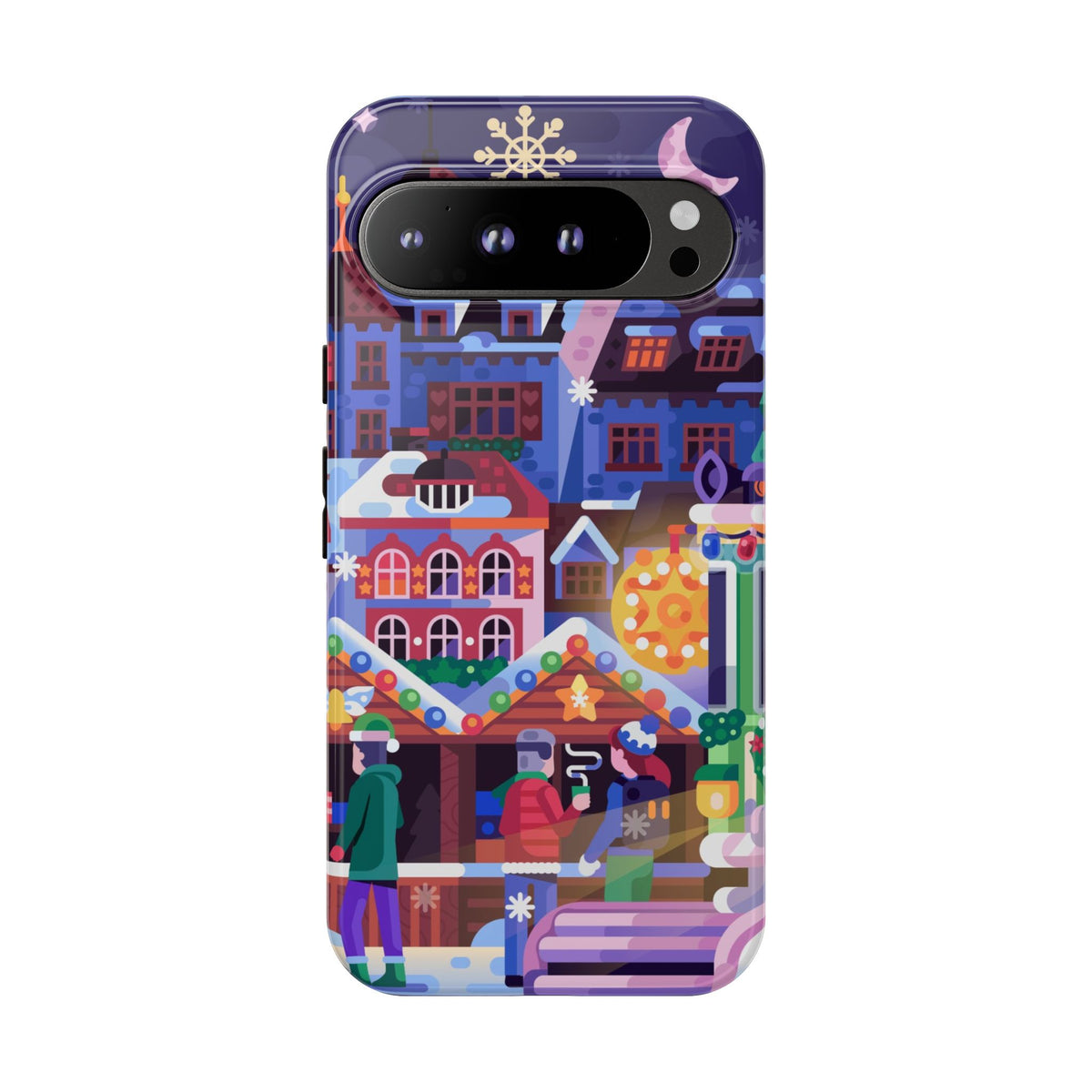 Christmas Fair in Old Town: Holiday-Themed case for iPhone, Samsung Galaxy and Google Pixel