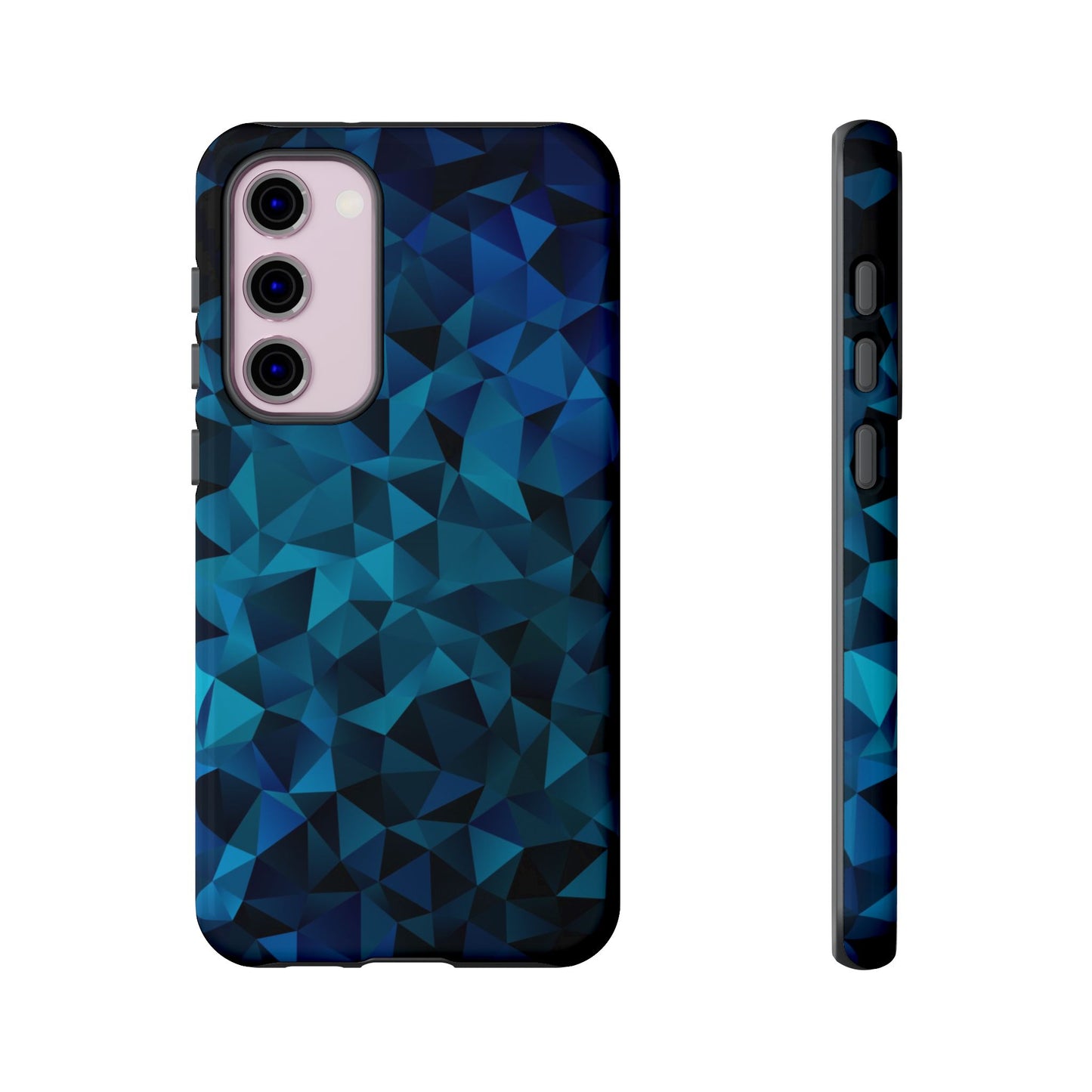 Blue Diamonds: Phone Case with Elegant Prints for iPhone, Samsung Galaxy and Google Pixel devices