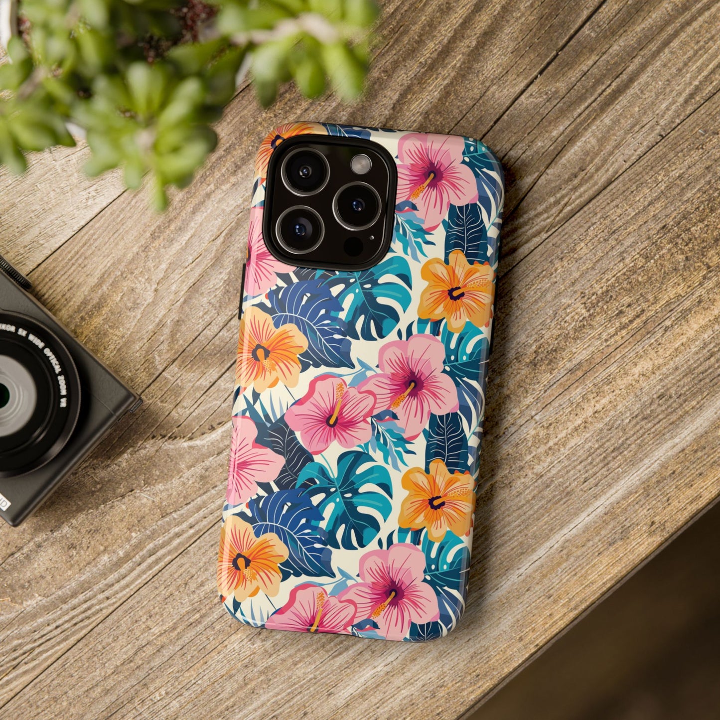 Hibiscus: Cute Floral Phone Case for iPhone, Samsung and Google Pixel