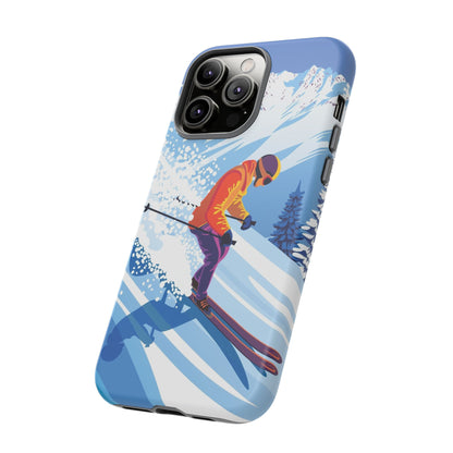 Glacier Rush: Ice Ski inspired phone case for iPhone, Samsung Galaxy and Google  Pixel devices