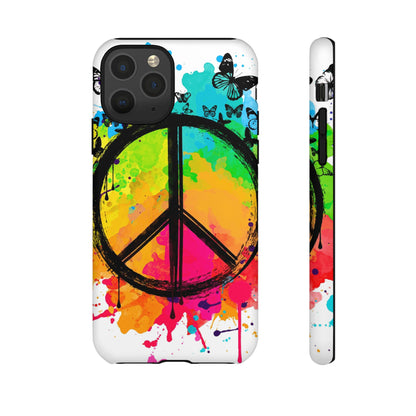 Peace Bloom: Inspiring Phone Case for iPhone and Samsung Galaxy