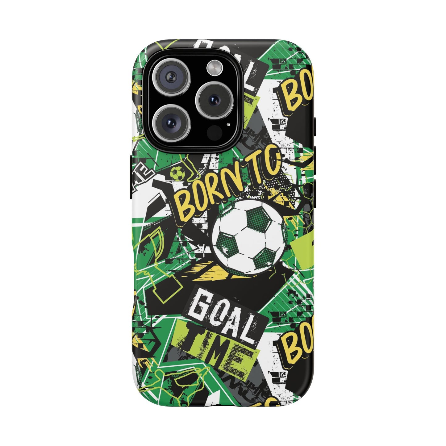 Born to Goal: Football-inspired phone case for iPhone and Samsung Galaxy