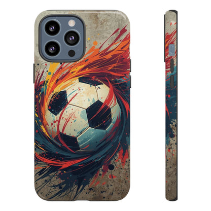 Football Swirl: Phone Case for iPhone, Samsung Galaxy and Google Pixel devices