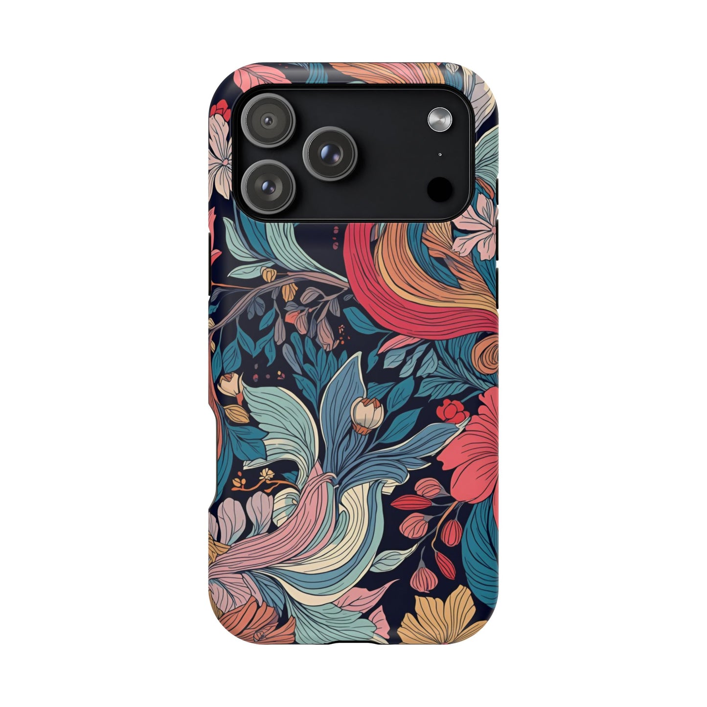 Floral Charm (MagSafe version): Fashion Phone Case for iPhone