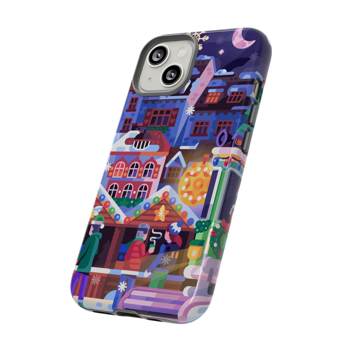 Christmas Fair in Old Town: Holiday-Themed case for iPhone, Samsung Galaxy and Google Pixel