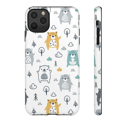 Bear Friends: Cute Phone Case for iPhone, Samsung Galaxy and Google Pixel devices