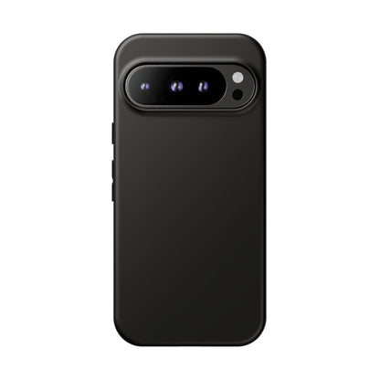 Space Black: Pure black phone case for iPhone, Samsung Galaxy and Google Pixel devices