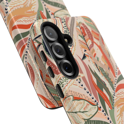 Terracotta Leaves Phone Case: Nature‑Inspired Art for iPhone, Samsung Galaxy and Google Pixel devices