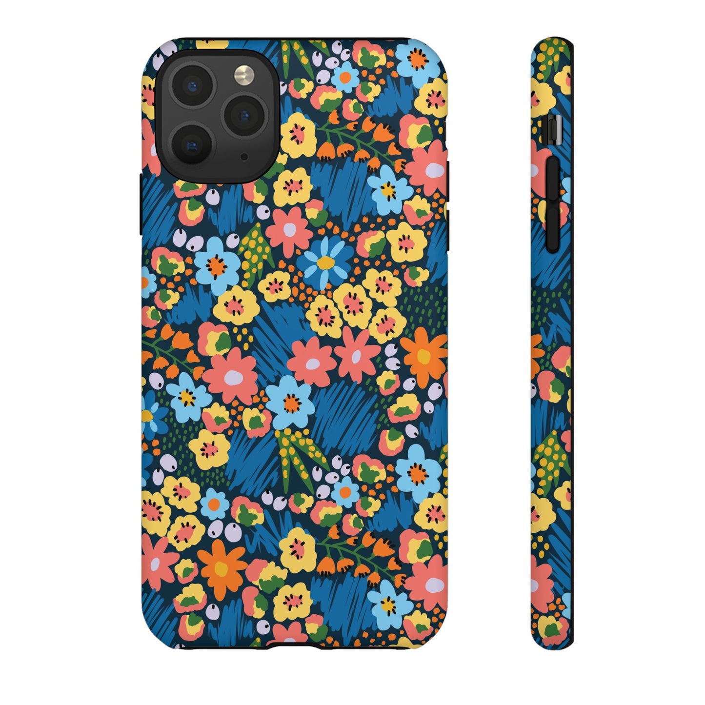 Bloom Burst: Color and Joy Themed Phone Case for iPhone, Samsung Galaxy and Google Pixel devices