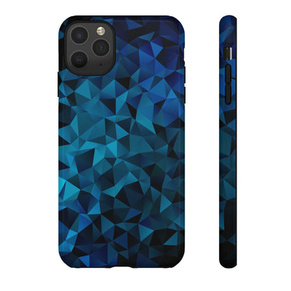 Blue Diamonds: Phone Case with Elegant Prints for iPhone, Samsung Galaxy and Google Pixel devices