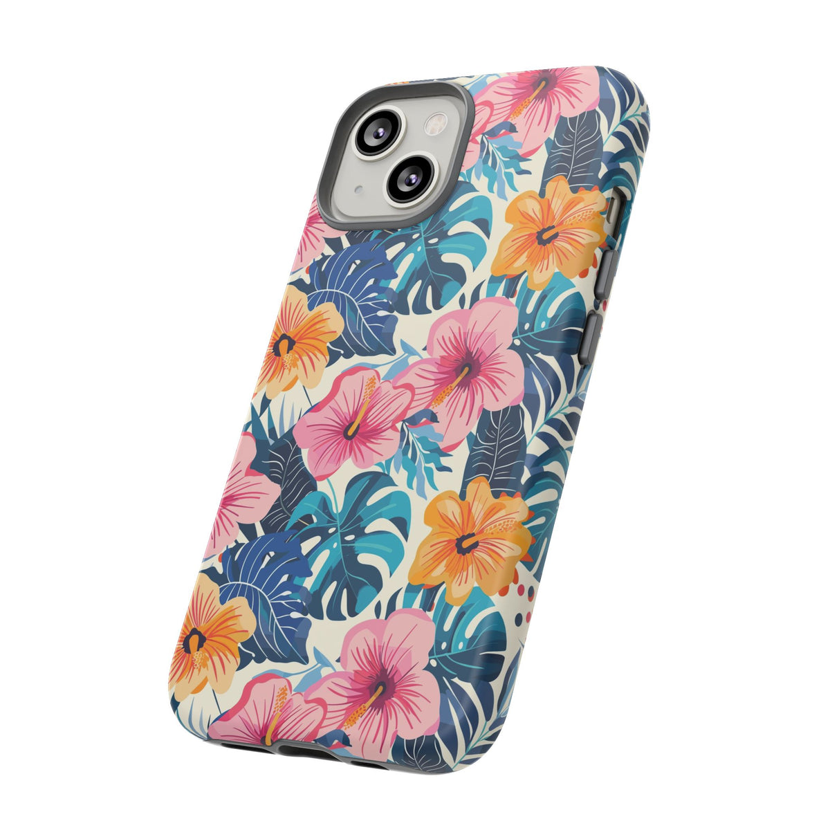 Hibiscus Bloom: Cute Floral Phone Case for iPhone, Samsung and Google Pixel