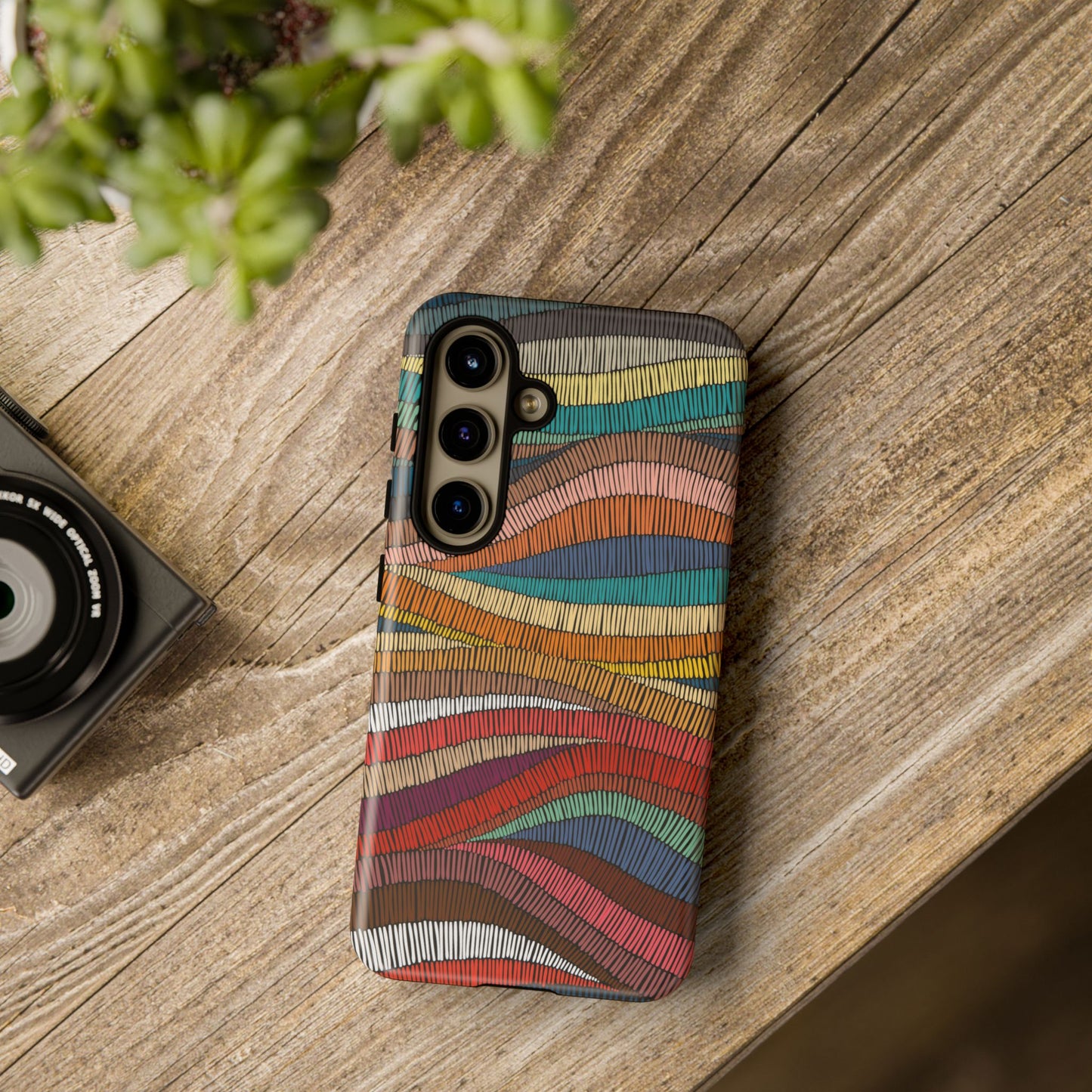 Threaded Harmony: Tapestry-inspired Phone Case for iPhone, Samsung Galaxy and Google Pixel devices