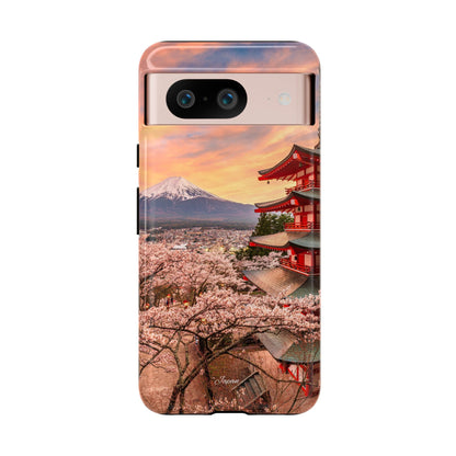 Cherry Blossoms Mt. Fuji phone case for iPhone, Galaxy and Pixel devices