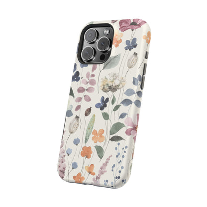 Floral prints phone case for iPhone (MagSafe version)