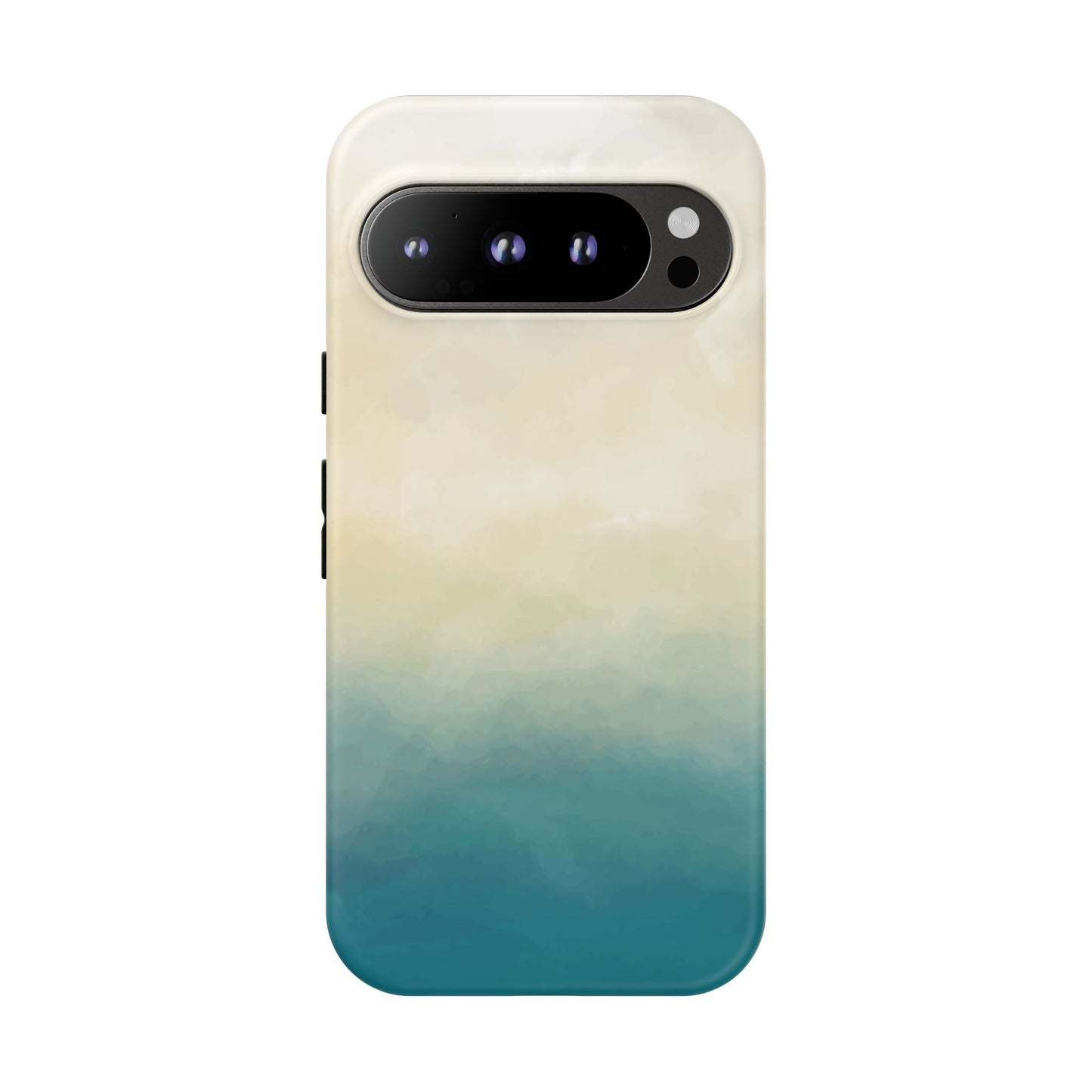 海と砂のグラデーションケース：iPhone、Galaxy、Google Pixelデバイス用ビーチ風スマホケース