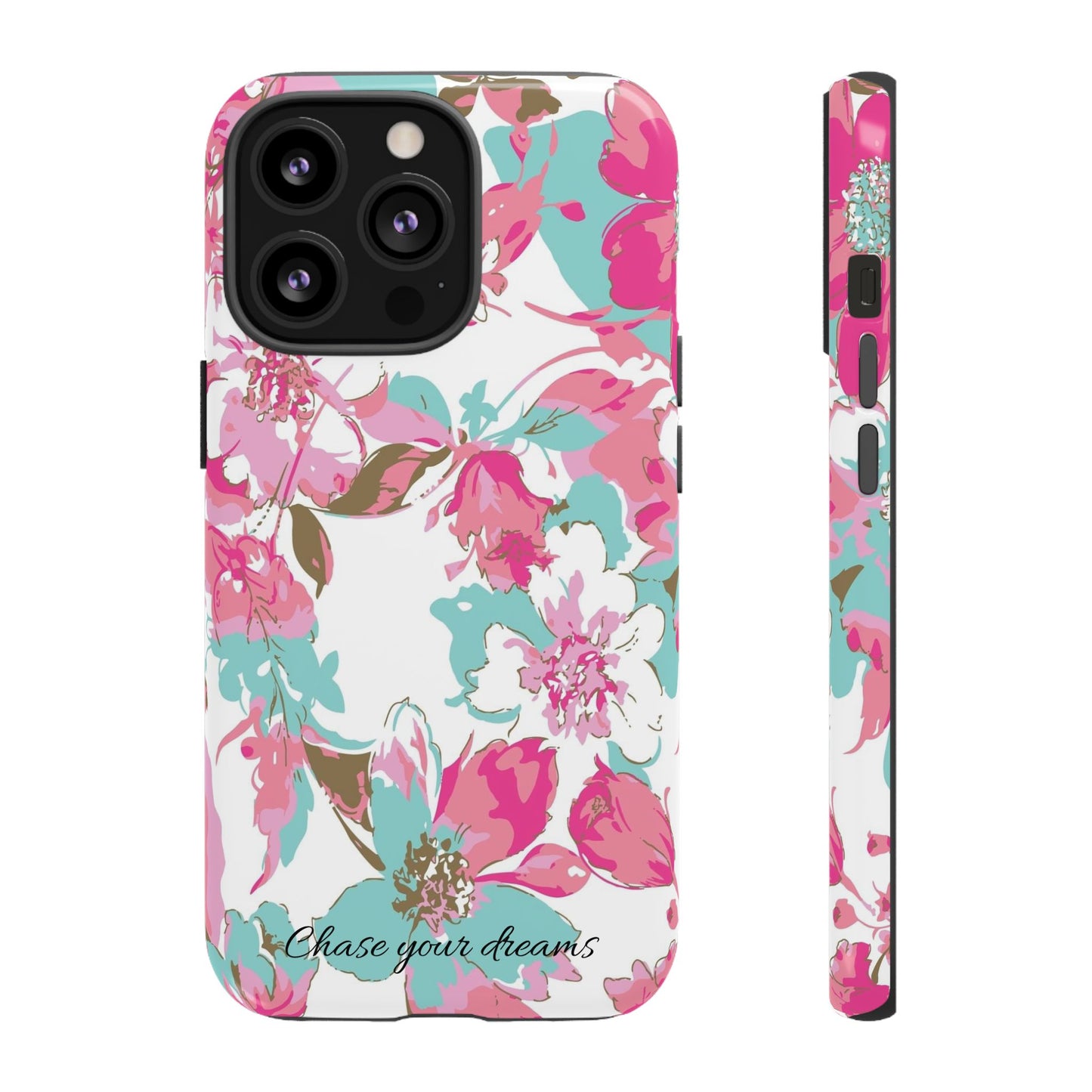Chase your dreams: Artistic and elegant phone case for Apple iPhone, Samsung Galaxy and Pixel devices