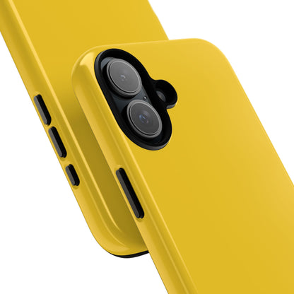 Luscious Yellow: Plain Sunburst-Inspired Color for iPhone, Samsung Galaxy and Google Pixel devices