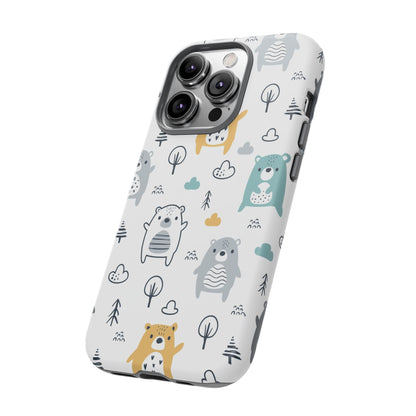 Bear Friends: Cute Phone Case for iPhone, Samsung Galaxy and Google Pixel devices