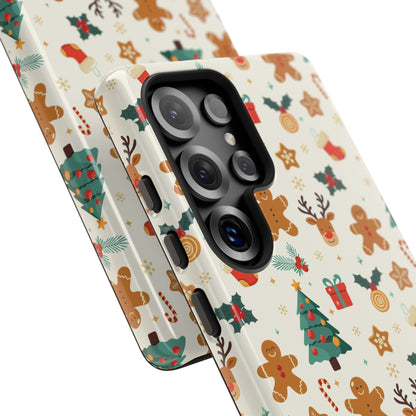 Gingerbread Holidays: Xmas-themed phone case for iPhone, Samsung and Google Pixel