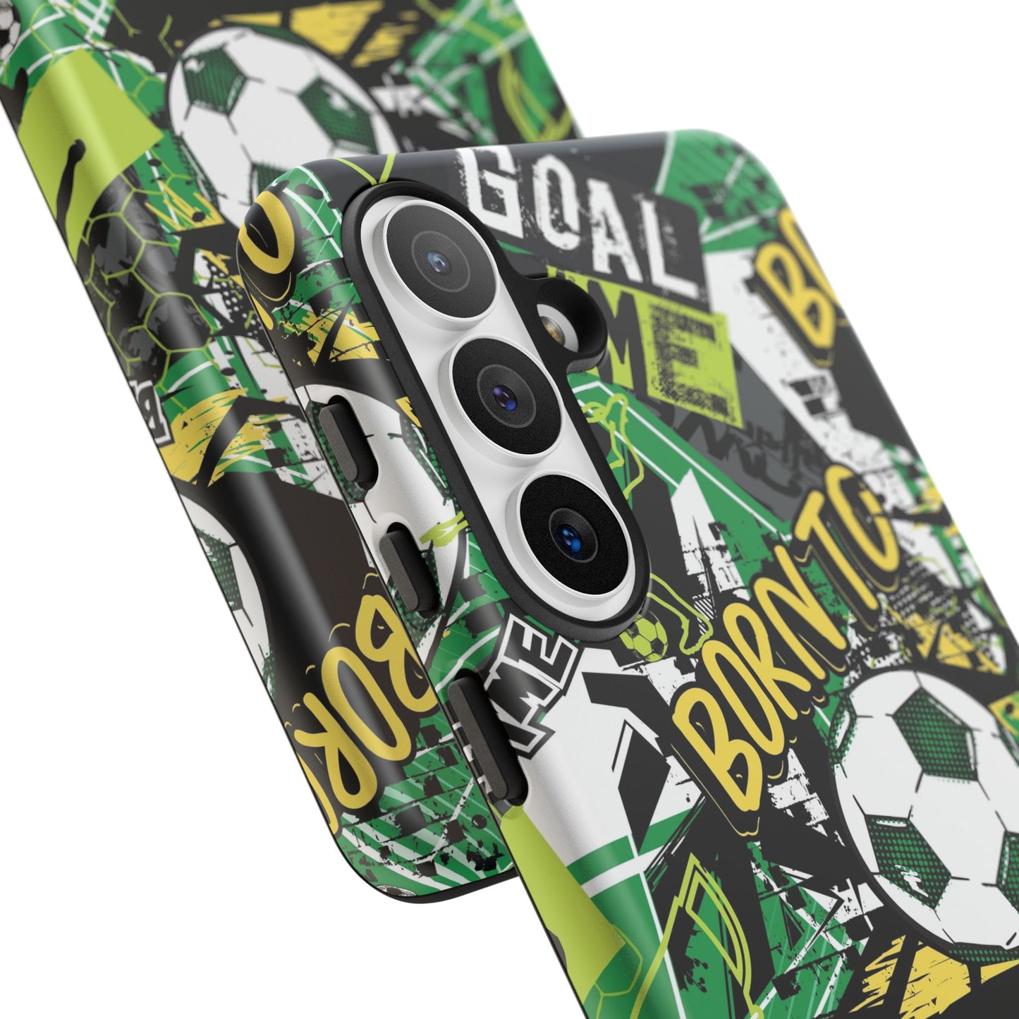 Born to Goal: Football-inspired phone case for iPhone and Samsung Galaxy