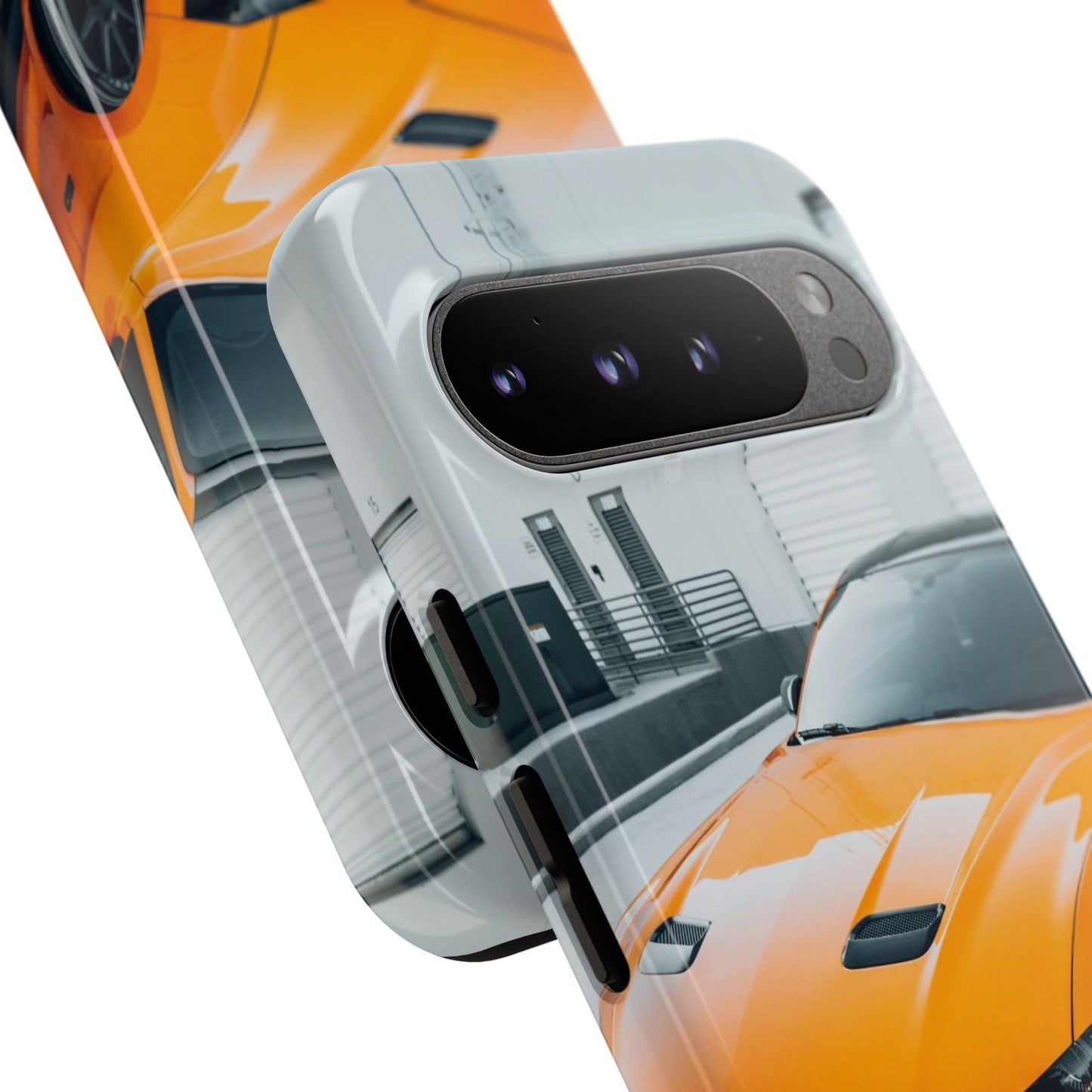 HUSTLE: Sports Car-Inspired Tough Case for iPhone, Samsung Galaxy and Google Pixel devices