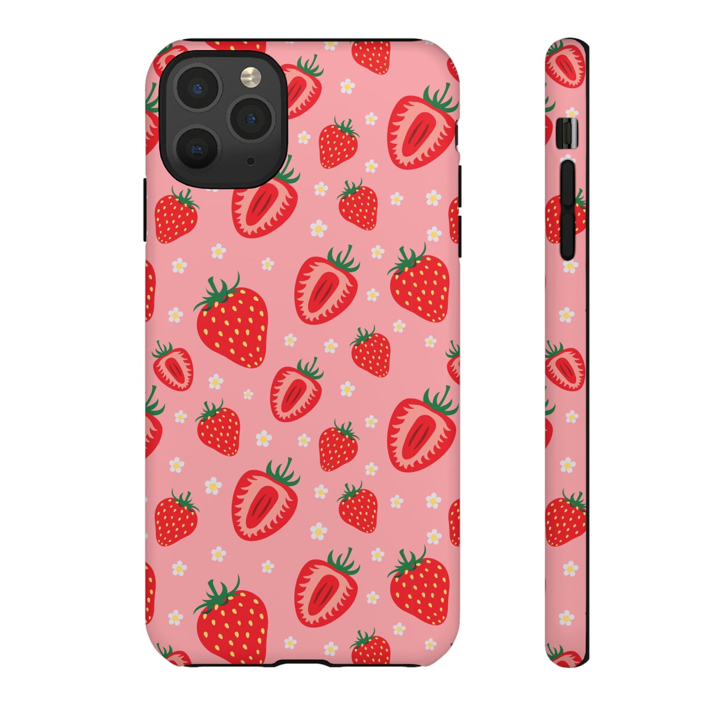Berry Strawberry: Fruit-inspired phone case for iPhone, Samsung Galaxy and Google Pixel devices