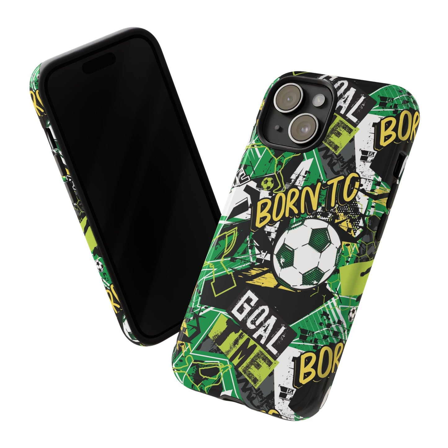 Born to Goal: Football-inspired phone case for iPhone and Samsung Galaxy