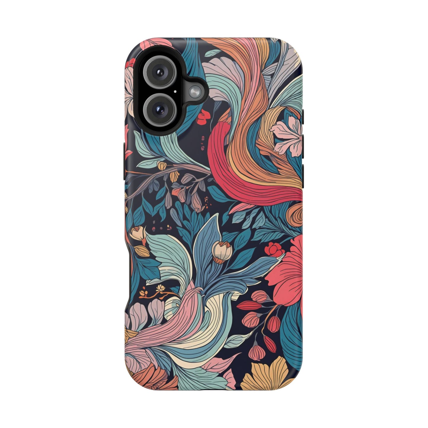 Floral Charm (MagSafe version): Fashion Phone Case for iPhone