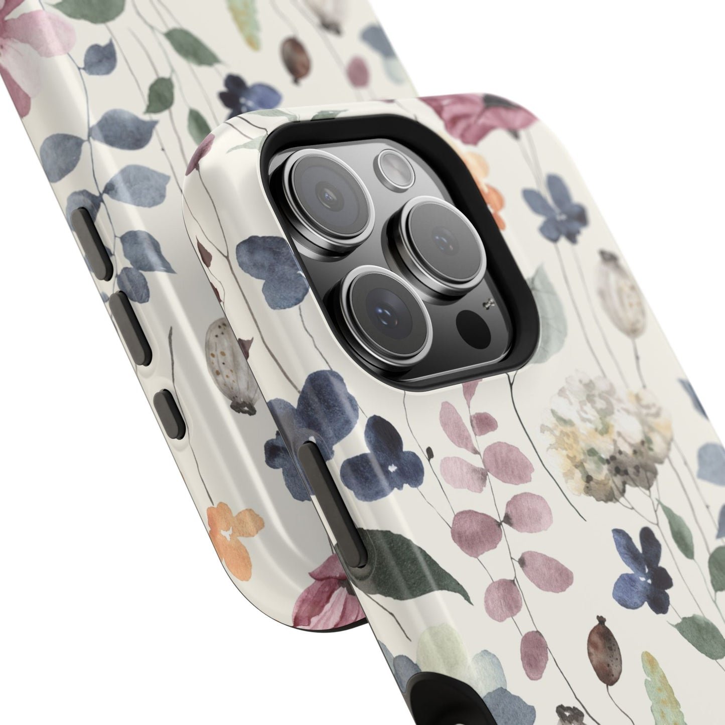 Floral prints phone case for iPhone (MagSafe version)