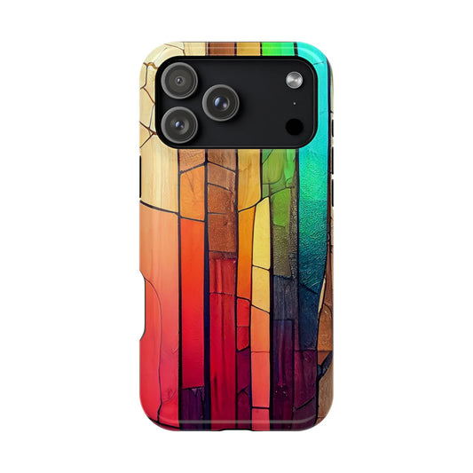 Stained Glass Design MagSafe Case for iPhone