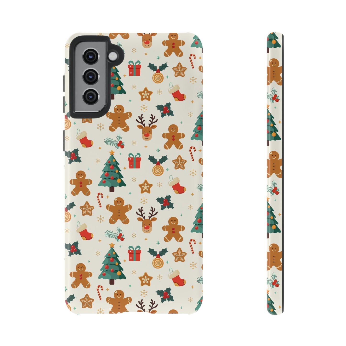 Gingerbread Holidays: Xmas-themed phone case for iPhone, Samsung and Google Pixel