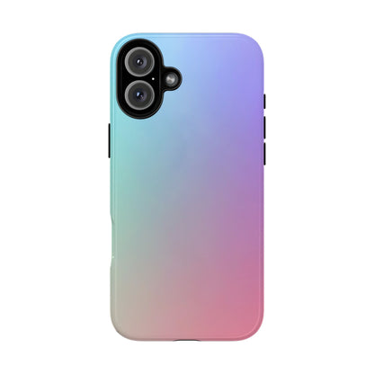 Cotton Candy: Quadcolor Pastel Gradient Tough Case for iPhone, Samsung Galaxy and Google Pixel devices