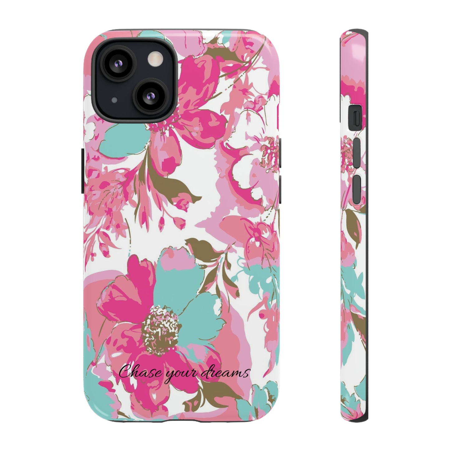 Chase your dreams: Artistic and elegant phone case for Apple iPhone, Samsung Galaxy and Pixel devices