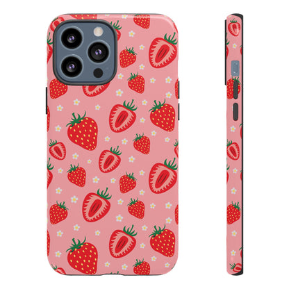 Berry Strawberry: Fruit-inspired phone case for iPhone, Samsung Galaxy and Google Pixel devices