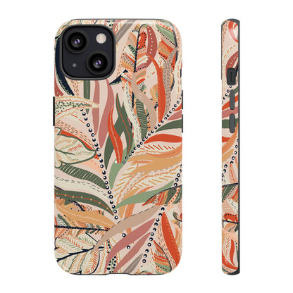 Terracotta Leaves Phone Case: Nature‑Inspired Art for iPhone, Samsung Galaxy and Google Pixel devices