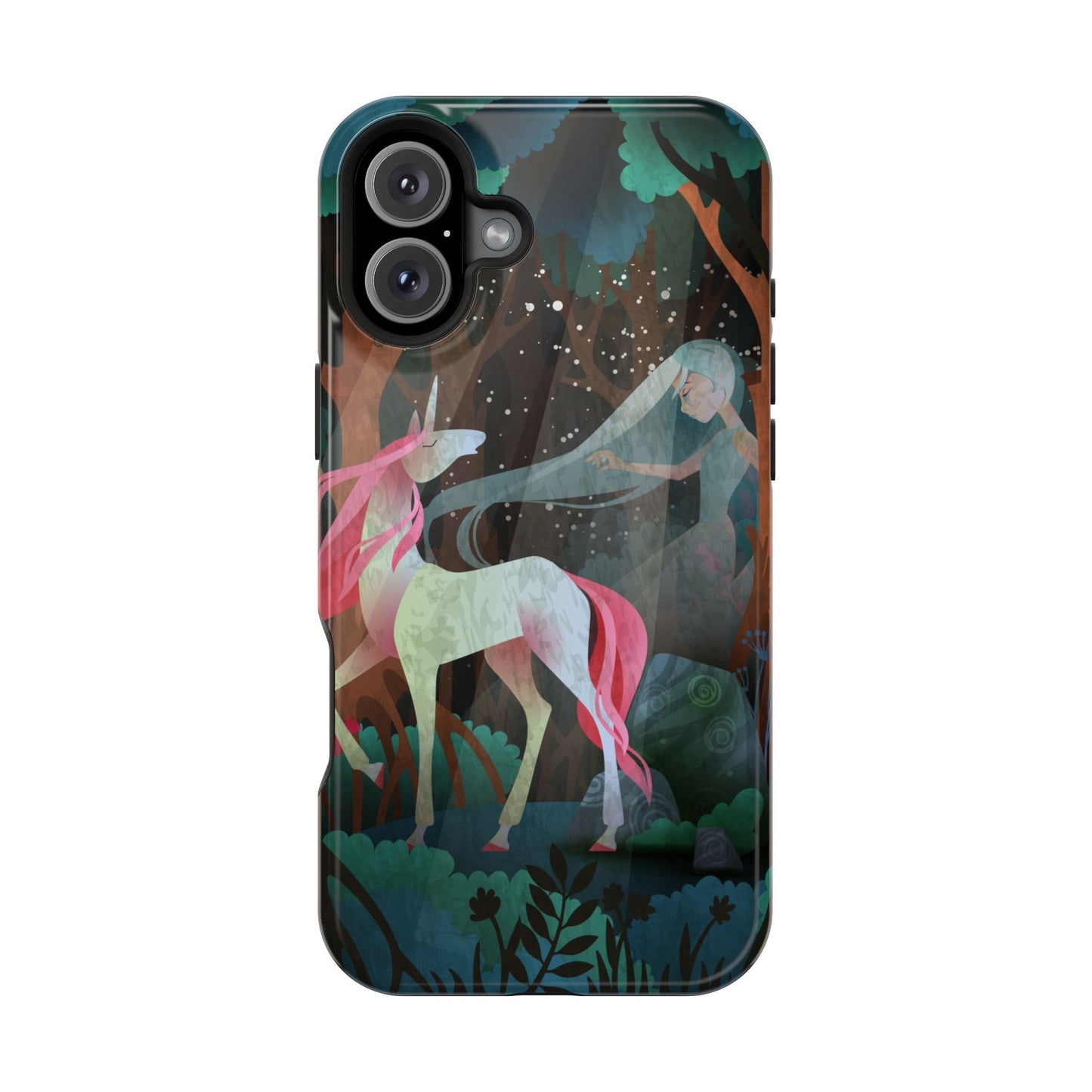 Fairy & Unicorn: Enchanted MagSafe Phone Case for iPhone