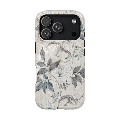 Luxury Leaves (MagSafe version): Artistic case for iPhone, Samsung Galaxy and Google Pixel