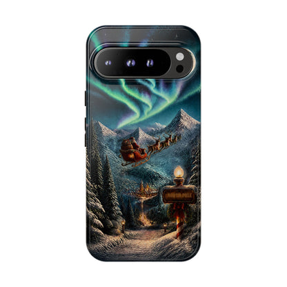 Santa Claus North Pole Adventure: Christmas Themed Phone Case for iPhone, Samsung Galaxy and Google Pixel devices