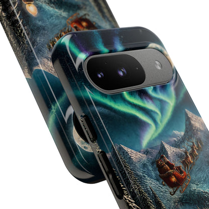 Santa Claus North Pole Adventure: Christmas Themed Phone Case for iPhone, Samsung Galaxy and Google Pixel devices