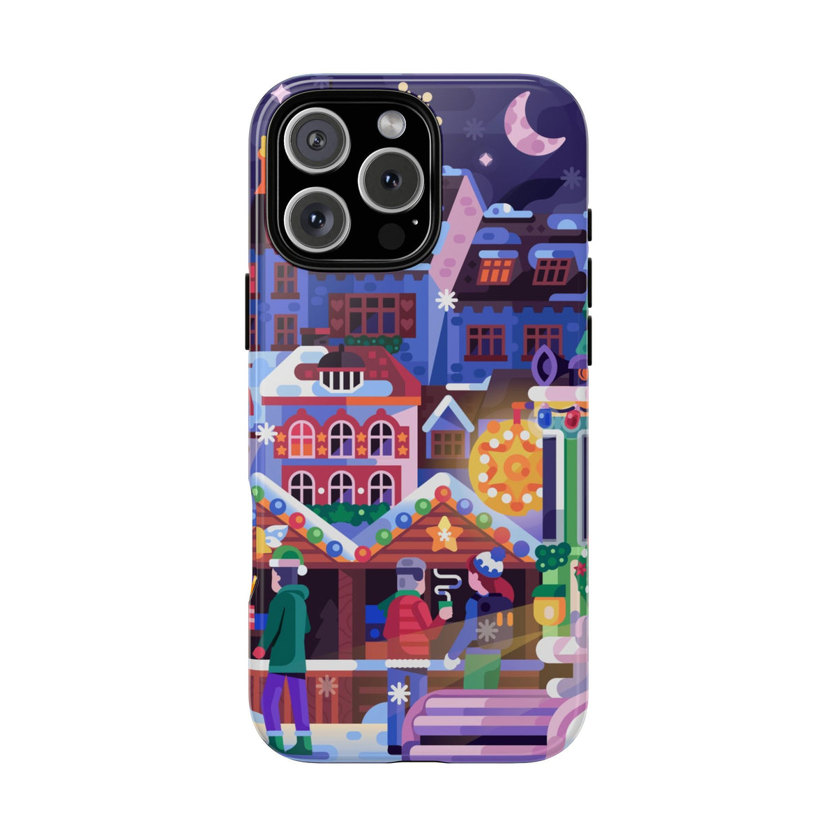 Christmas Fair in Old Town: Holiday-Themed case for iPhone, Samsung Galaxy and Google Pixel