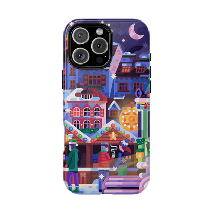 Christmas Fair in Old Town: Holiday-Themed case for iPhone, Samsung Galaxy and Google Pixel