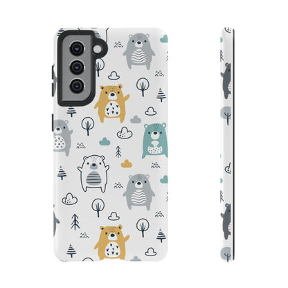 Bear Friends: Cute Phone Case for iPhone, Samsung Galaxy and Google Pixel devices