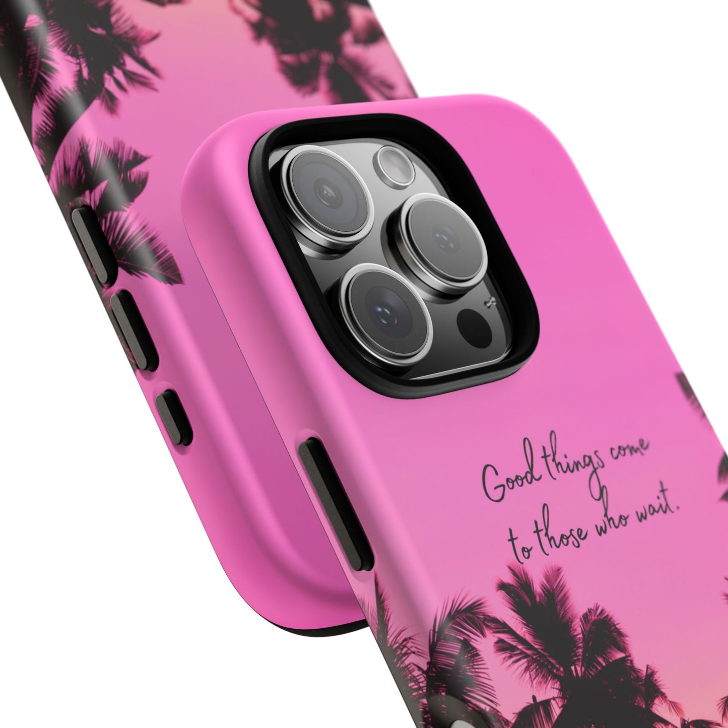 Sunset Serenity: Good things come to those who wait - Phone Case for iPhone, Samsung Galaxy and Google Pixel